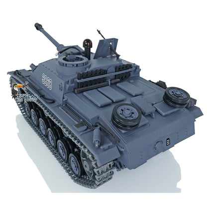 Henglong 1/16 7.0 Upgraded German Stug III RTR RC Tank 3868 Metal Tracks Sprocket Wheels Barrel BB Unit Infrared Combating System