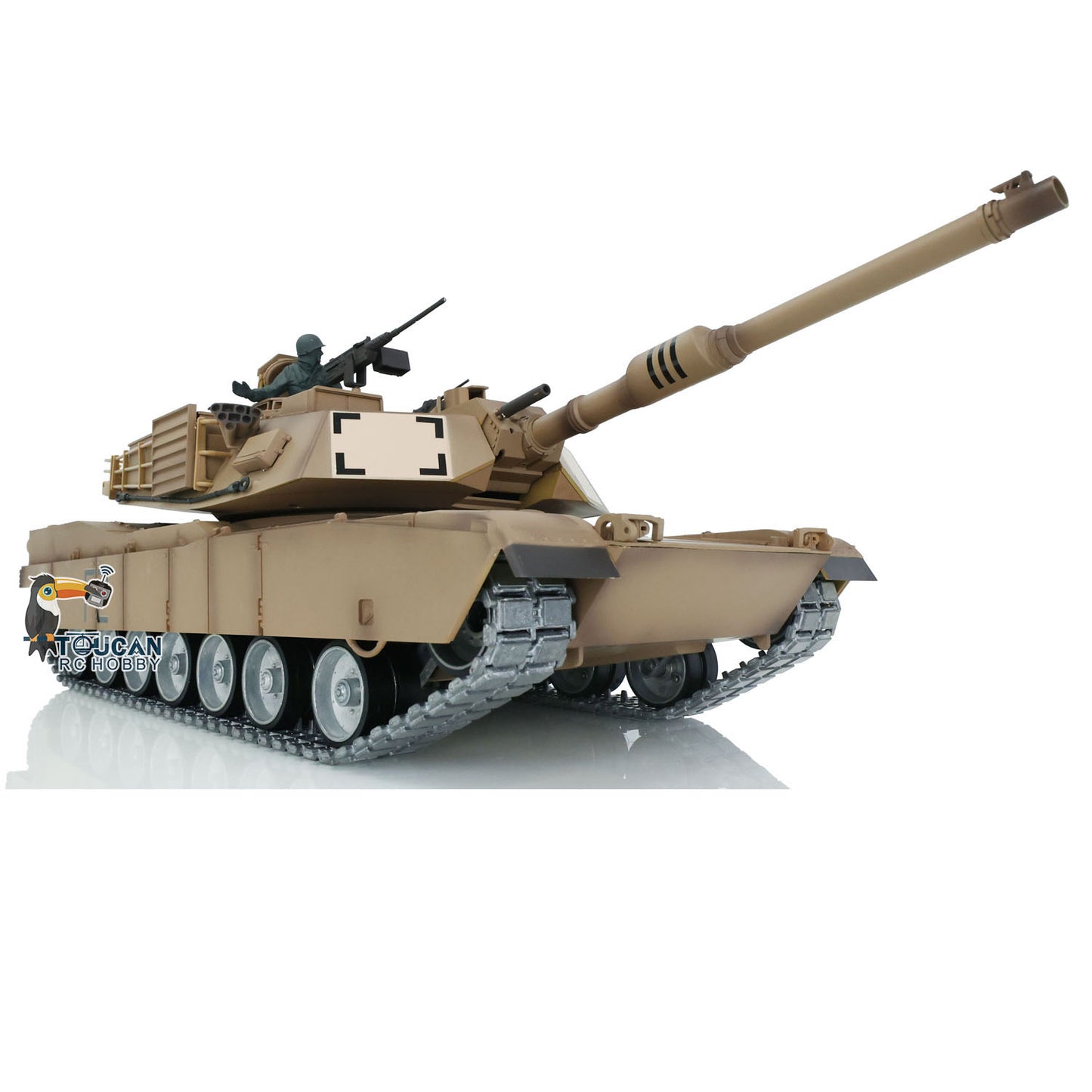 Heng Long 1/16 Full Metal Chassis Assembled RC Tank 3918 M1A2 Abrams With TK16 Main board  360 Degree Rotating Turret I6S Radio System