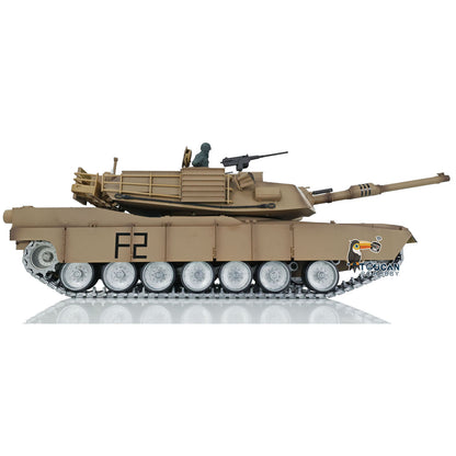 Henglong 1/16 7.0 Abrams RTR RC Tank 3918 360 Degree Turret Rotation Barrel Recoil Metal Tracks Wheels Infrared Combating System