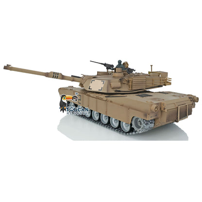 Henglong 1/16 TK7.1 Abrams M1A2 RTR RC Tank 3918 with Barrel Recoil 360 Degrees Turret BB IR Smoke