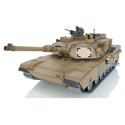 Henglong 1/16 7.0 Abrams RTR RC Tank 3918 360 Degree Turret Rotation Barrel Recoil Metal Tracks Wheels Infrared Combating System