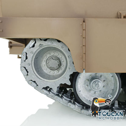 Henglong 1/16 TK7.1 Abrams M1A2 RTR RC Tank 3918 with Metal Wheels Tracks Gearbox
