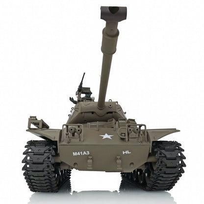 US Warehouse 2.4G 1/16 Henglong 7.0 Plastic Walker Bulldog RTR RC Tank 3839 Radio Controlled Model Driving Gearbox Barrel Road wheels