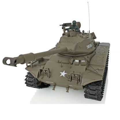 US Warehouse 2.4G 1/16 Henglong 7.0 Plastic Walker Bulldog RTR RC Tank 3839 Radio Controlled Model Driving Gearbox Barrel Road wheels