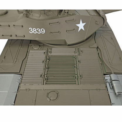 US Warehouse 2.4G 1/16 Henglong 7.0 Plastic Walker Bulldog RTR RC Tank 3839 Radio Controlled Model Driving Gearbox Barrel Road wheels