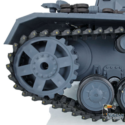 Henglong 1/16 7.0 Plastic FPV Panzer IV F2/Panzer IV F RC Tank 3859 Metal Steel Driving Gearbox 360 Degree Turret Rotation Infrared Combating System