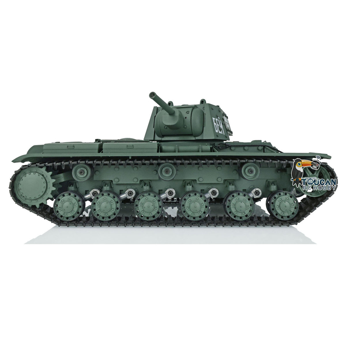 US Stock TK7.0 Henglong 2.4G 1/16 Plastic Soviet KV-1 RTR RC Tank 3878 BB Infrared Combat Smoke Metal Barrel