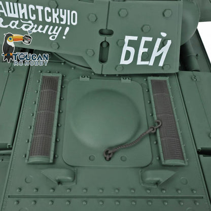 US Stock TK7.0 Henglong 2.4G 1/16 Plastic Soviet KV-1 RTR RC Tank 3878 BB Infrared Combat Smoke Metal Barrel