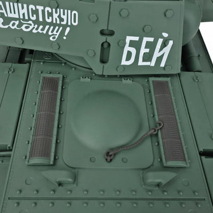 Henglong 1/16 Soviet KV-1 7.0 Version Upgraded 3878 RTR Radio Control Tank Model W/ Metal Tracks Idler Sprocket Wheel Smoking Gearbox