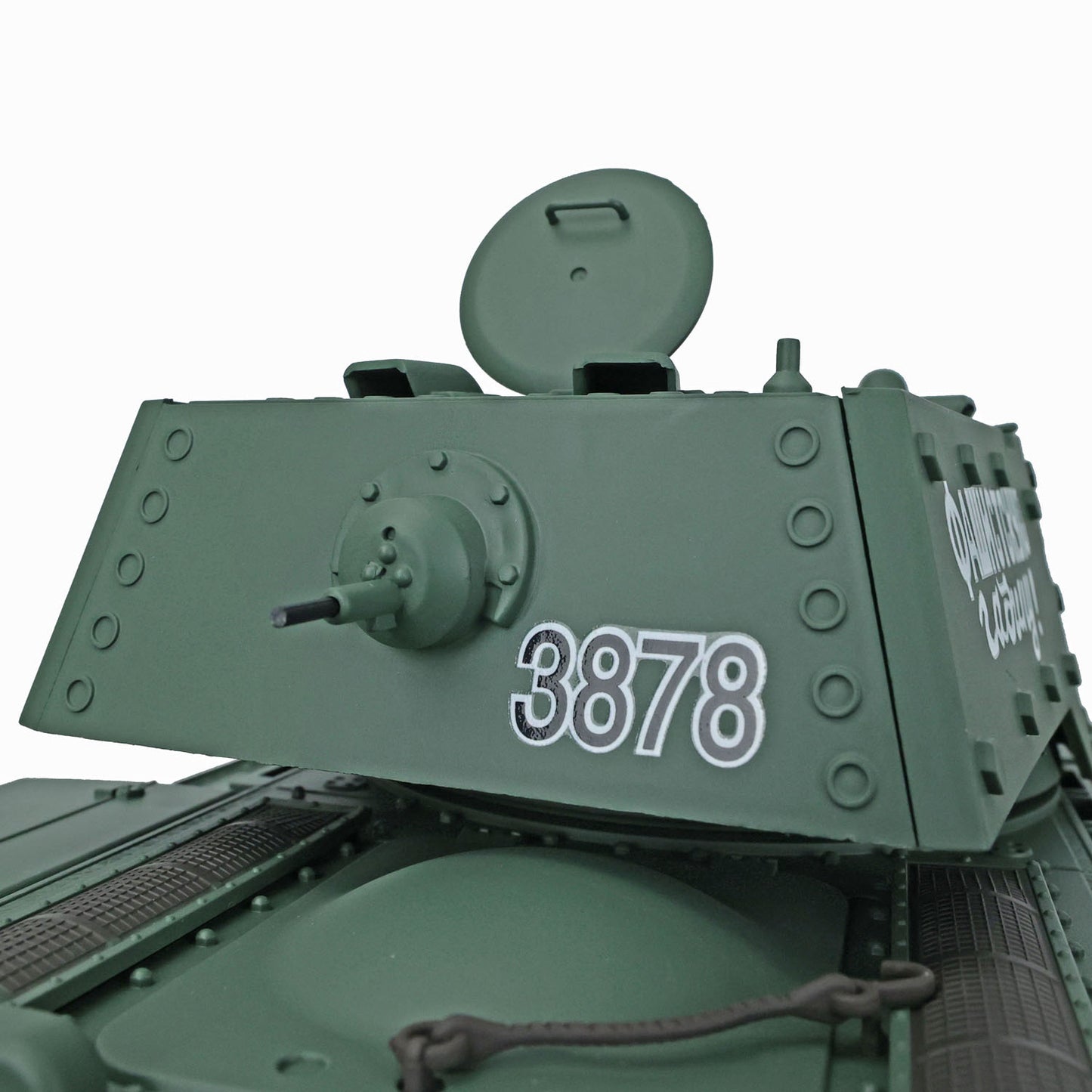 Henglong RC Tank Model 1/16 TK7.0 Plastic 3878 Soviet Union KV-1 w/ FPV 360 Degrees Rotating Turret BB Shooting Sound Effect 2.4Ghz
