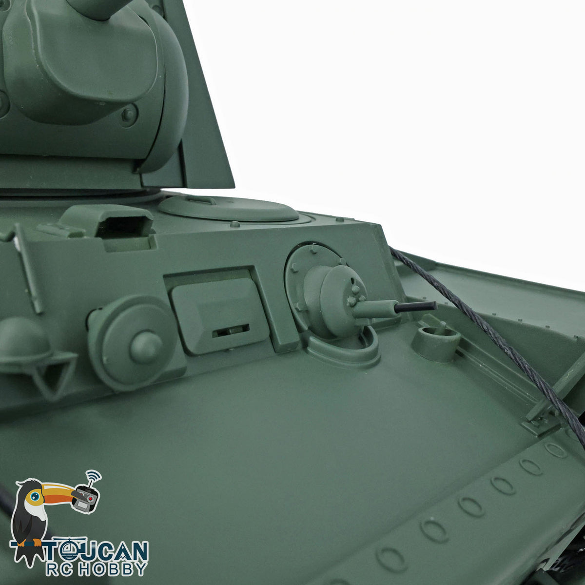 US Stock TK7.0 Henglong 2.4G 1/16 Plastic Soviet KV-1 RTR RC Tank 3878 BB Infrared Combat Smoke Metal Barrel