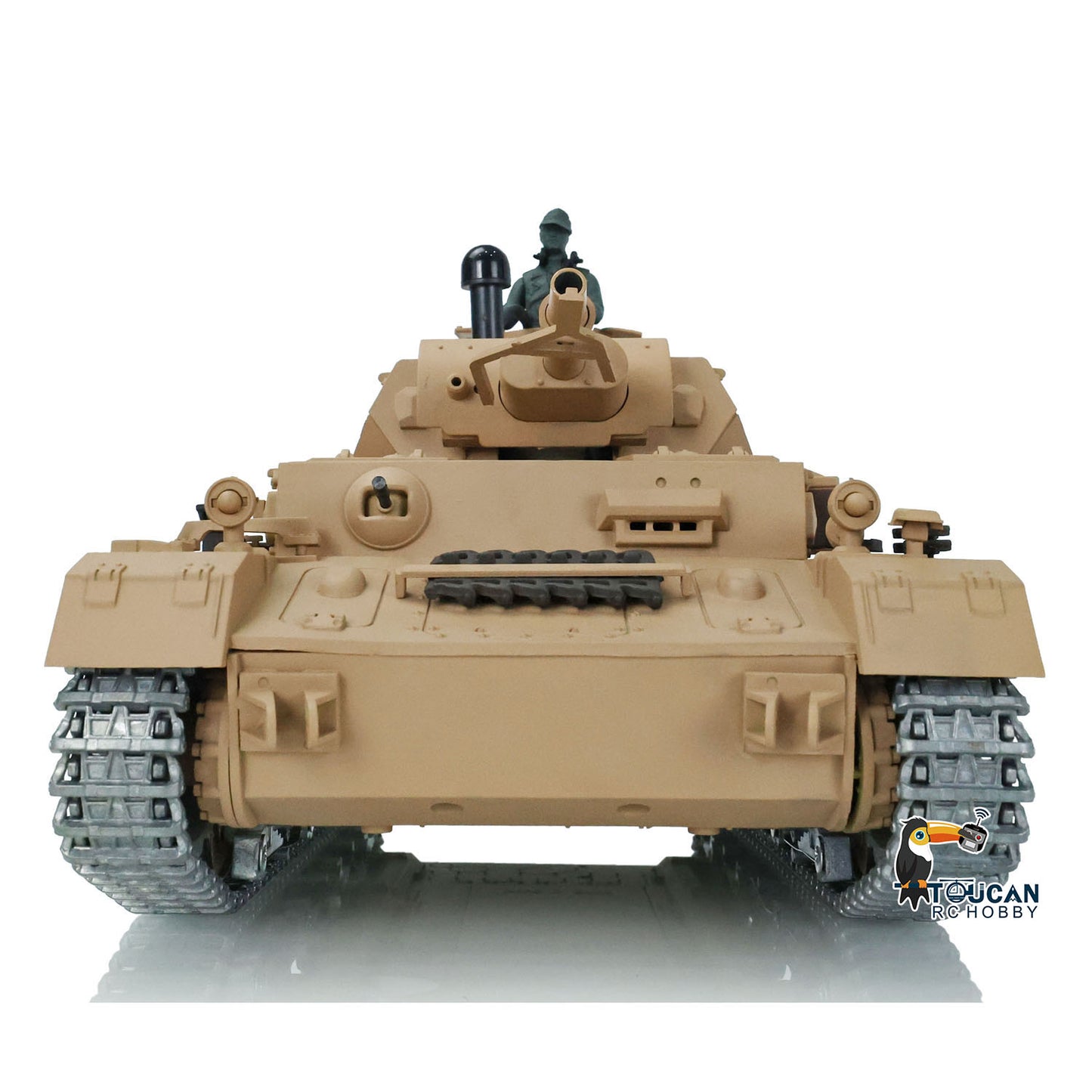 Henglong 1/16 RC Tank 3858 Upgraded Panzer IV F TK7.0 RTR Radio Control Tank W/ 360 Degrees Rotating Turret FPV Camera Metal Tracks