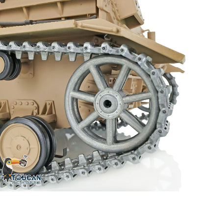 2.4G Henglong 1/16 Snow 7.0 Upgraded Panzer IV F RTR RC Tank 3858 Metal Tracks Sprocket Idler Wheels Infrared Combating System