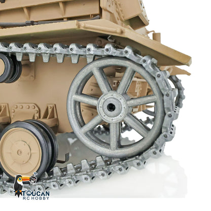 2.4G Henglong 1/16 Snow 7.0 Upgraded Panzer IV F RTR RC Tank 3858 Metal Tracks Sprocket Idler Wheels Infrared Combating System