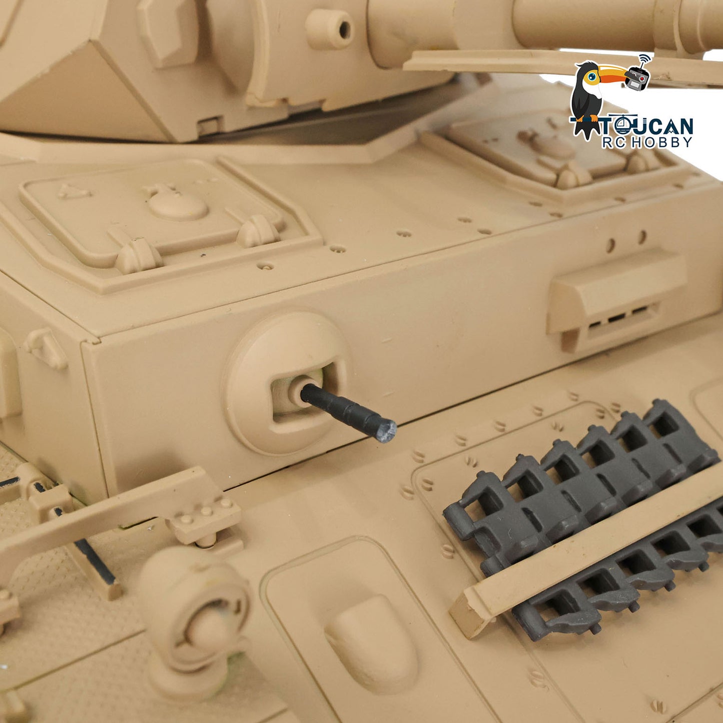 2.4G Henglong 1/16 Snow 7.0 Upgraded Panzer IV F RTR RC Tank 3858 Metal Tracks Sprocket Idler Wheels Infrared Combating System
