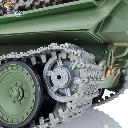 Henglong 1/16 7.0 Upgraded Jadpanther RTR RC Tank 3869 Radio Control Vehicle Metal Tracks Sprocket Barrel Wheels Infrared Combating System