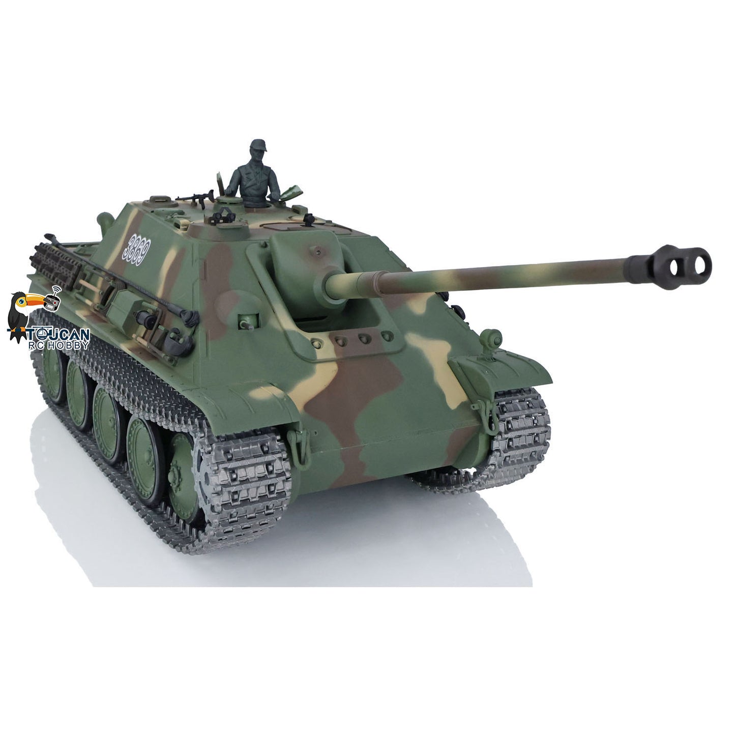 Henglong 1/16 7.0 Upgraded Jadpanther FPV RTR Remote Control RC Tank 3869 Metal Tracks Infrared Combating System BB Unit