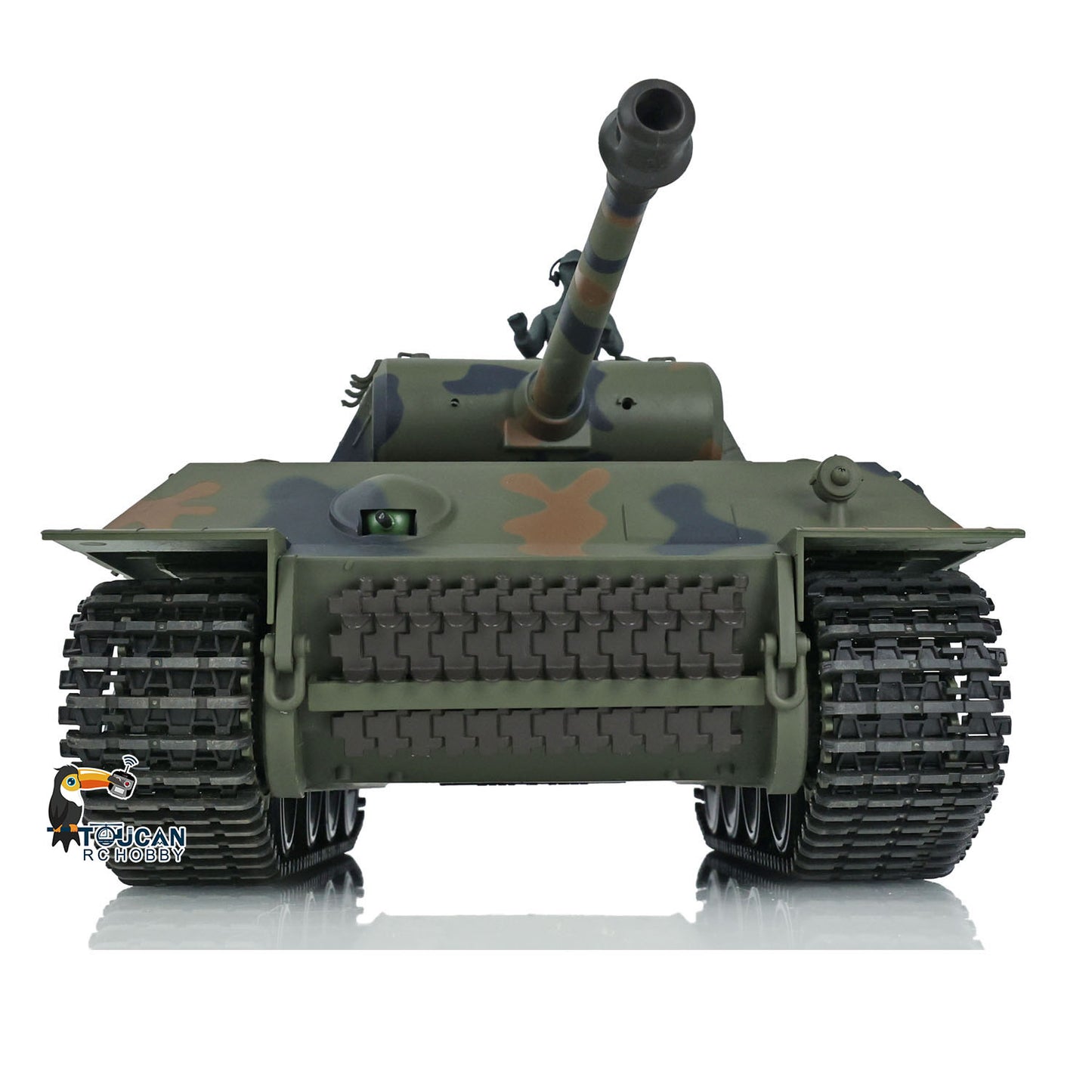 2.4Ghz Henglong 1/16 Snow 7.0 Plastic Ver German Panther V RTR RC Tank Remote Control Vehicle 3819 Infrared Combating System