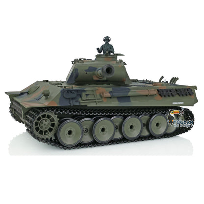 Henglong TK7.0 1/16 Plastic German Panther RTR RC Tank 3819 FPV 360 Degrees Turret BB IR Smoke Sounds Lights Metal Steel Driving Gearbox