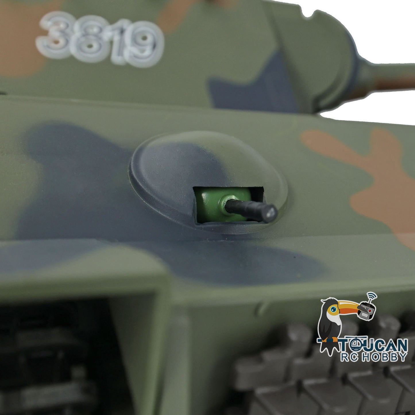 2.4Ghz Henglong 1/16 Snow 7.0 Plastic Ver German Panther V RTR RC Tank Remote Control Vehicle 3819 Infrared Combating System