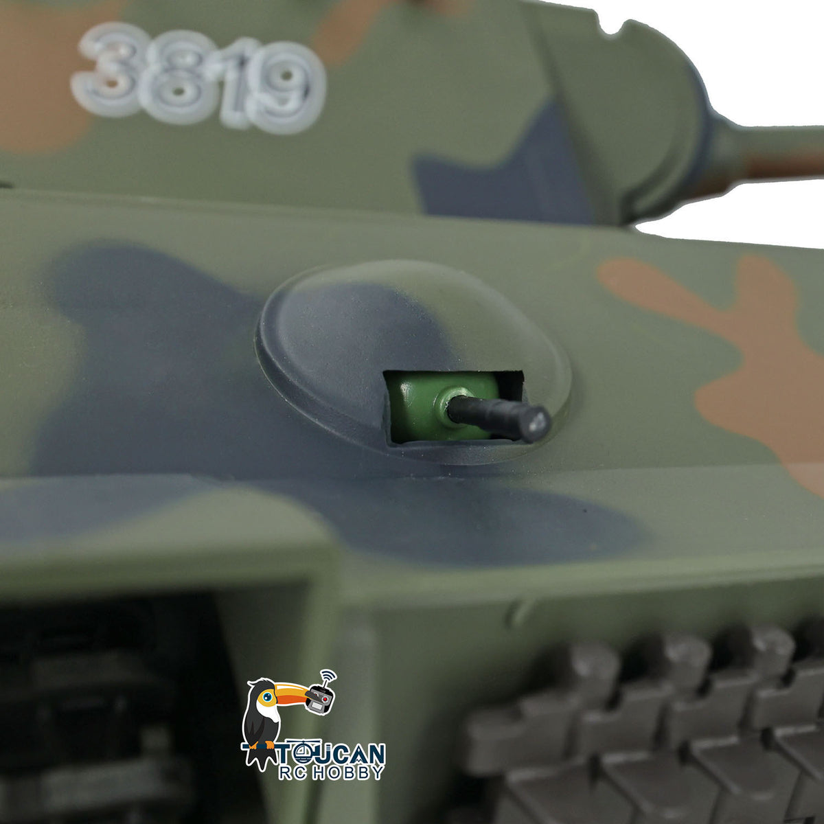 Henglong 1/16 TK7.0 Promotion 3819 German Panther V RTR RC Tank IR BB 360 Degrees Turret Smoke Metal Tracks Sprockets Idlers Wheels Gearbox