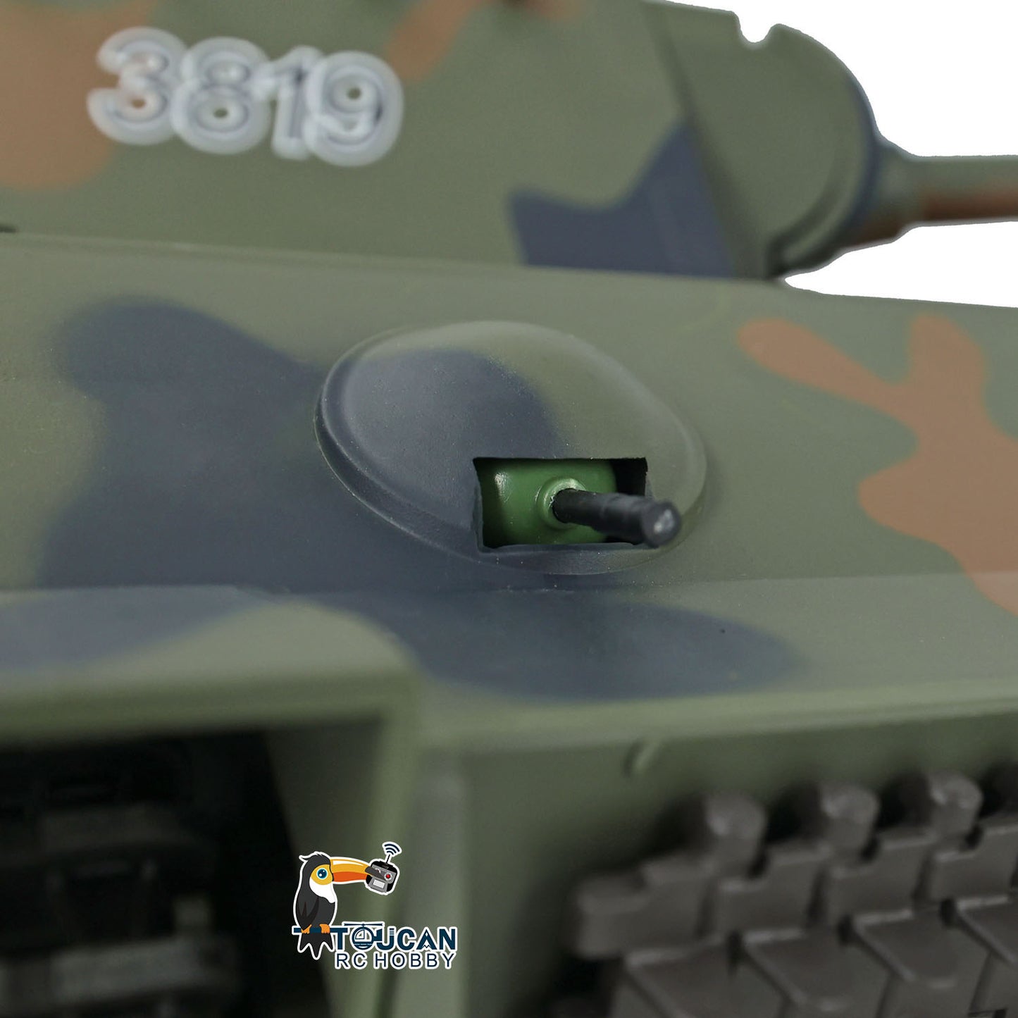 Henglong 1/16 TK7.0 German Panther RTR RC Tank 3819 FPV 360 Degrees Turret BB IR Smoke Metal Barrel Tracks Sprockets Idlers Road Wheels