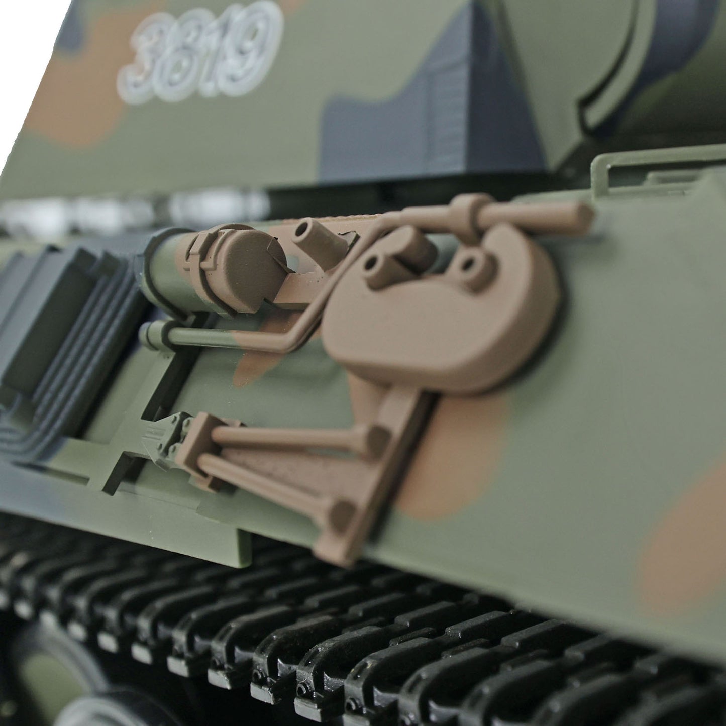 US Stock Henglong 1/16 2.4Ghz 7.0 Plastic Ver German Panther V 3819 RTR RC Tank Model Smoke BB Infrared Combat Smoke Sound Light
