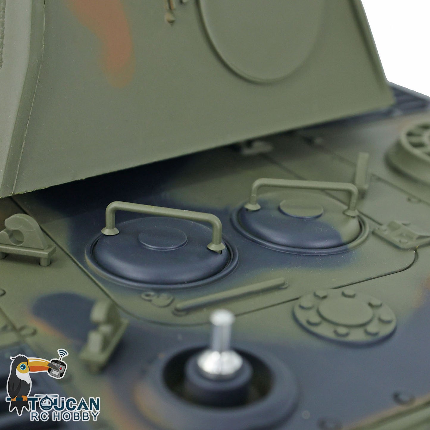 Henglong TK7.0 1/16 Plastic German Panther RTR RC Tank 3819 FPV 360 Degrees Turret BB IR Smoke Sounds Lights Metal Steel Driving Gearbox