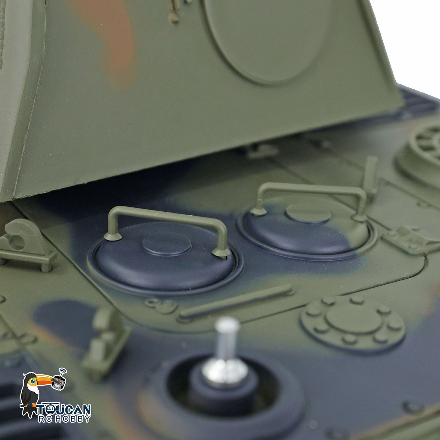 Henglong 1/16 TK7.0 German Panther RTR RC Tank 3819 FPV 360 Degrees Turret BB IR Smoke Metal Barrel Tracks Sprockets Idlers Road Wheels