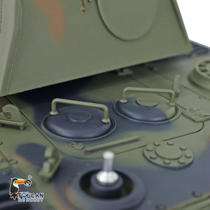 Henglong 1/16 TK7.0 German Panther RTR RC Tank 3819 FPV 360 Degrees Turret BB IR Smoke Metal Barrel Tracks Sprockets Idlers Road Wheels