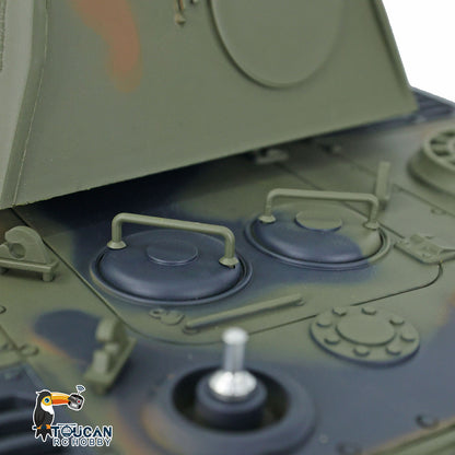Henglong 1/16 TK7.0 Promotion 3819 German Panther V RTR RC Tank IR BB 360 Degrees Turret Smoke Metal Tracks Sprockets Idlers Wheels Gearbox