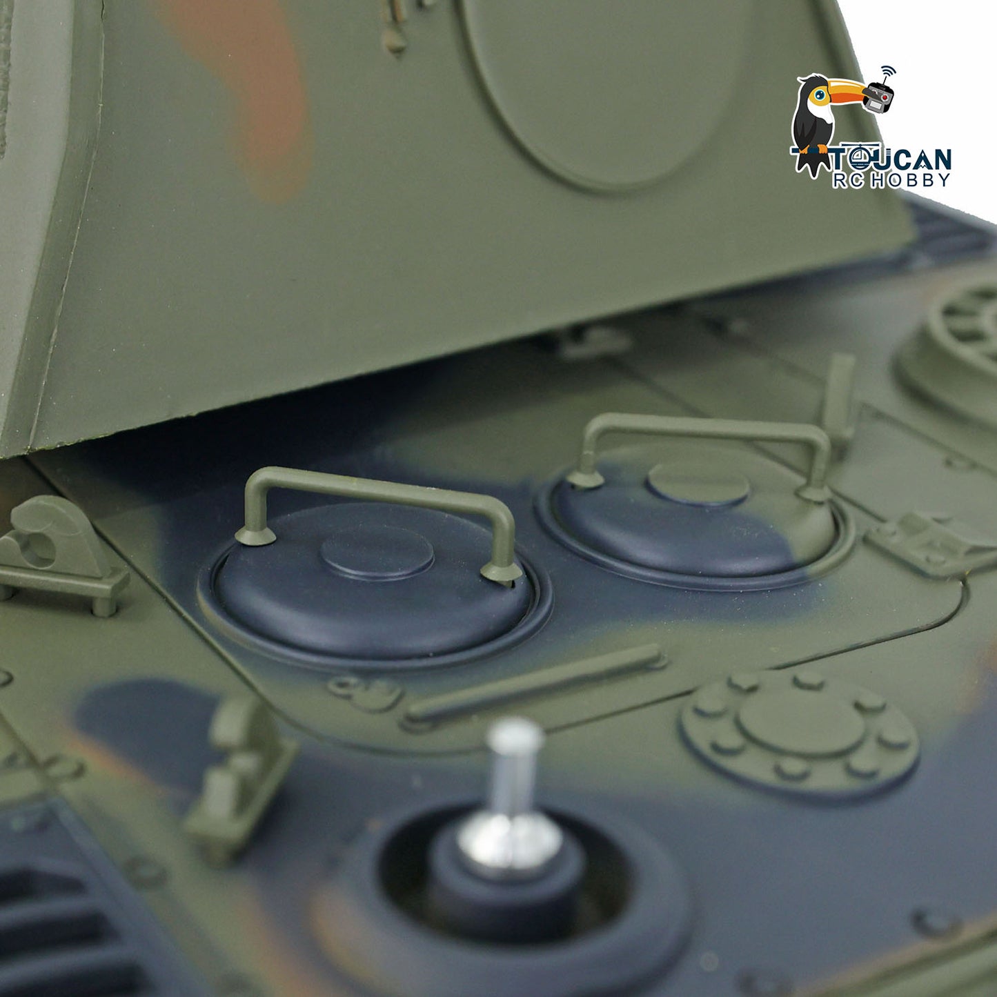 2.4Ghz Henglong 1/16 Snow 7.0 Plastic Ver German Panther V RTR RC Tank Remote Control Vehicle 3819 Infrared Combating System