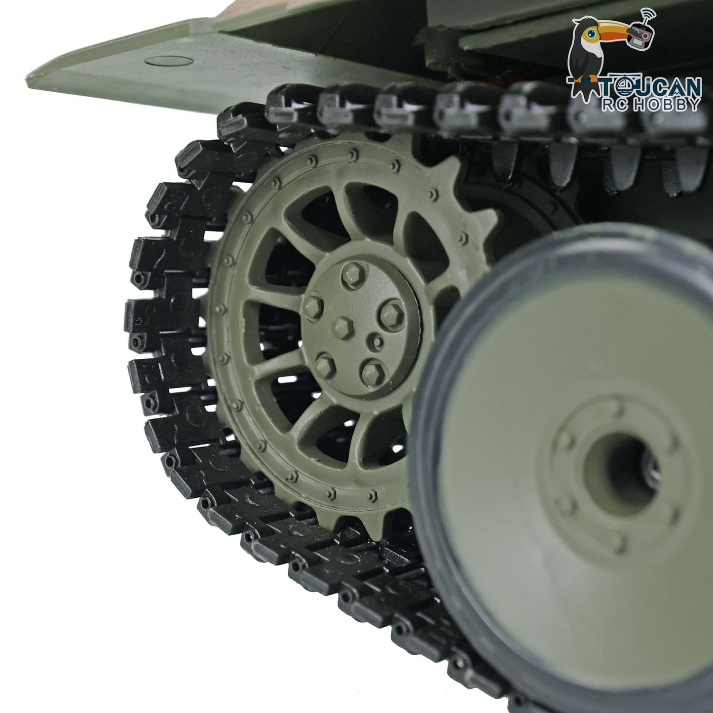 Henglong TK7.0 1/16 Plastic German Panther RTR RC Tank 3819 FPV 360 Degrees Turret BB IR Smoke Sounds Lights Metal Steel Driving Gearbox
