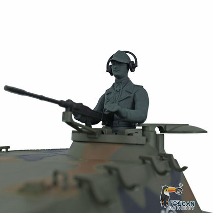 Henglong TK7.0 1/16 Plastic German Panther RTR RC Tank 3819 FPV 360 Degrees Turret BB IR Smoke Sounds Lights Metal Steel Driving Gearbox