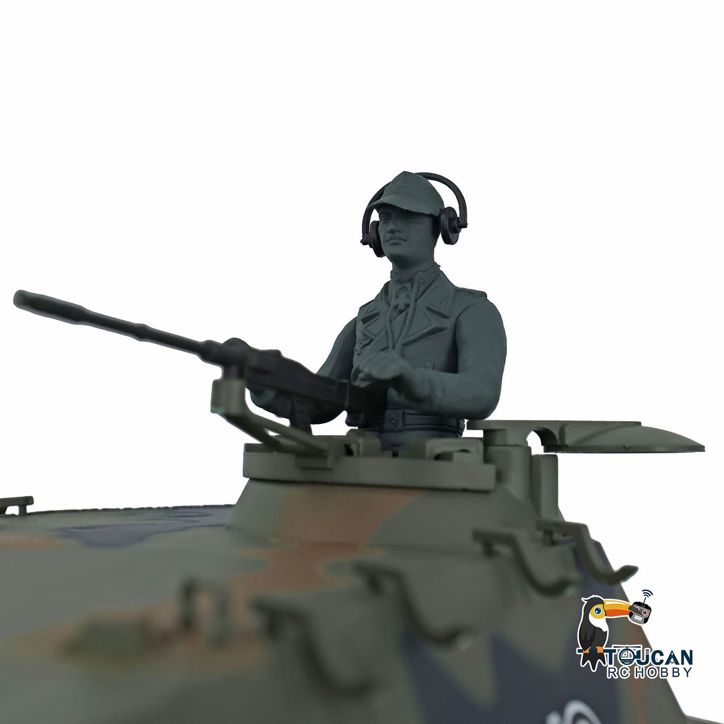 Henglong 1/16 TK7.0 German Panther RTR RC Tank 3819 FPV 360 Degrees Turret BB IR Smoke Metal Barrel Tracks Sprockets Idlers Road Wheels