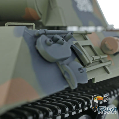 Henglong TK7.0 1/16 Plastic German Panther RTR RC Tank 3819 FPV 360 Degrees Turret BB IR Smoke Sounds Lights Metal Steel Driving Gearbox