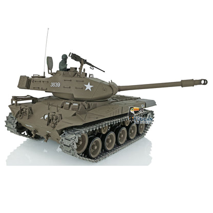 Henglong 1/16 Scale 7.0 Upgraded USA M26 Pershing 3838 /Walker Bulldog M41A3 3839 360 Degree Turret Rotation Infrared Combating System