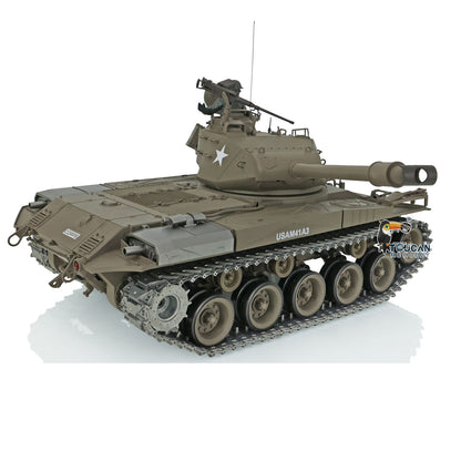 Henglong 1/16 7.0 Upgraded Walker Bulldog RC Tank 3839 FPV 360 Degree Turret Rotation Metal Tracks Sprocket Wheels Infrared Combating System