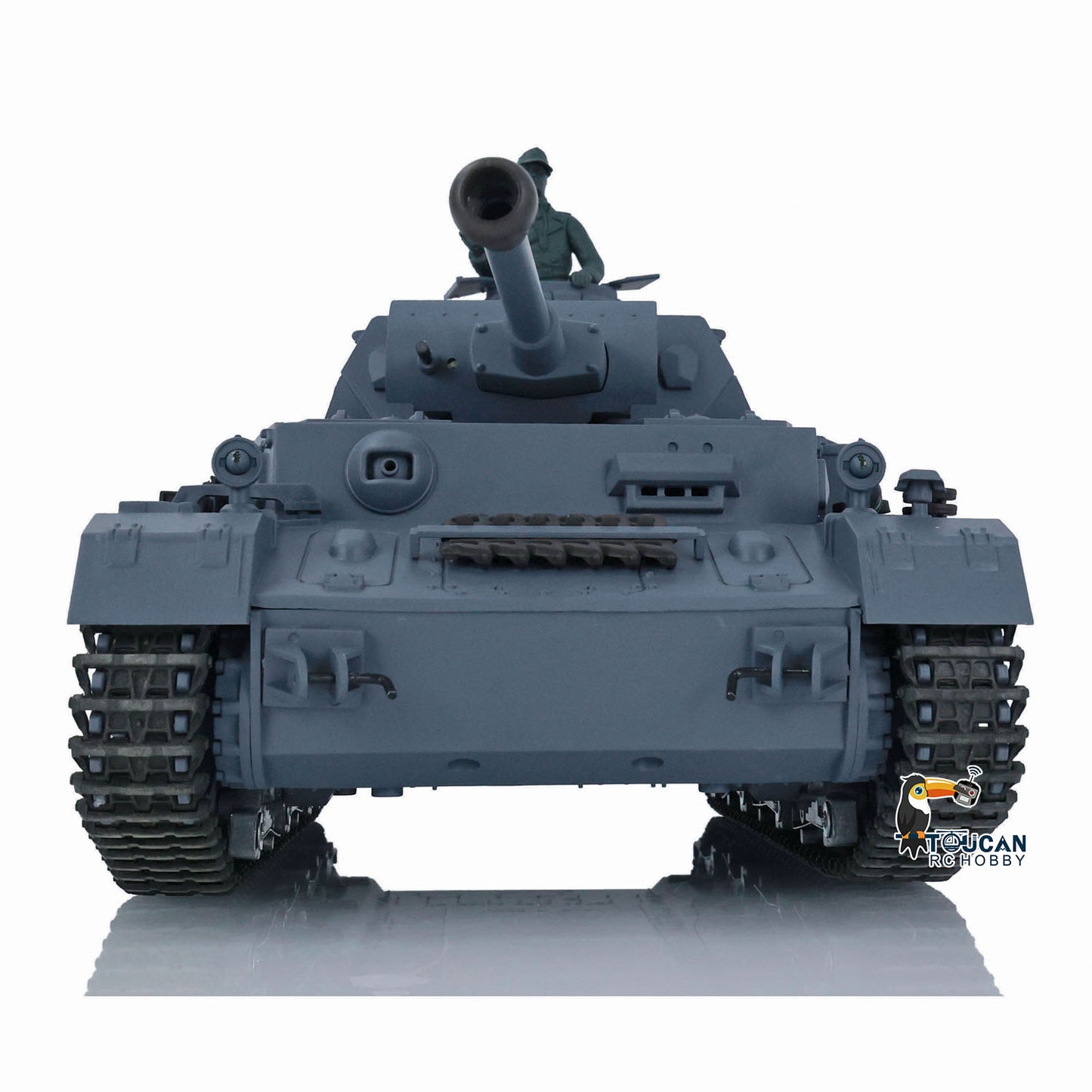 2.4G Henglong 1/16 7.0 Plastic German Panzer IV F2 RTR RC Tank Radio Control Model 3859 Infrared Combating System Metal Barrel