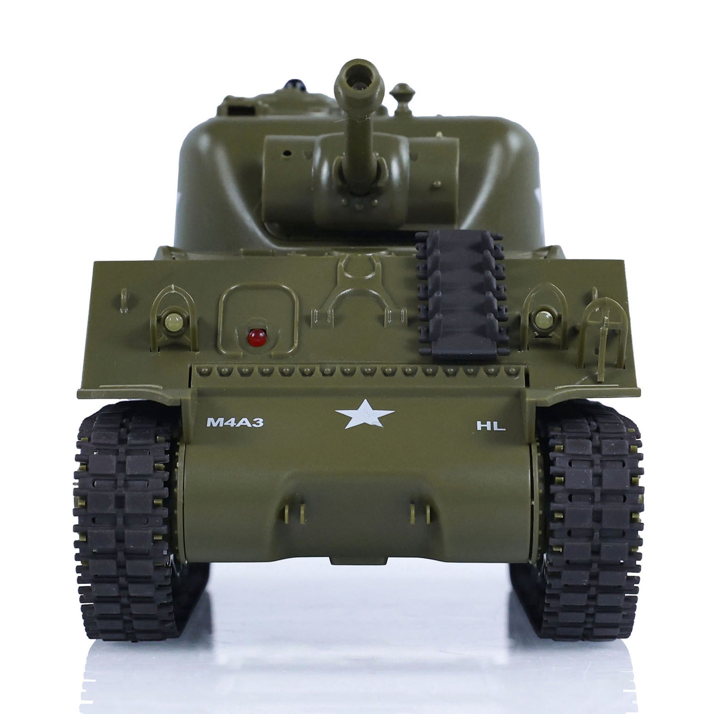 US Stock 1/30 Heng Long Sherman M4A3 3841-01 RC Battle Tank Infrared Combat 2.4G Remote Controlled&nbsp; Sound Light