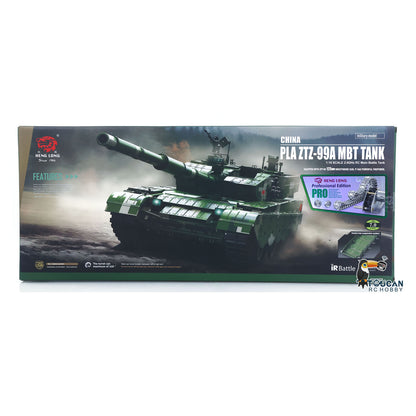 Heng Long 3899A 1/16 Radio Control Main Battle Tank RC Military Model Infrared Combat Smoking Metal Tracks Idlers Road Wheels