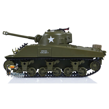 Heng Long 1/30 RC Plastic Tank Pershing 3838 M26 3898 M4A3 2.4G With Infrared Combating System Battle Tank Vehicle Model