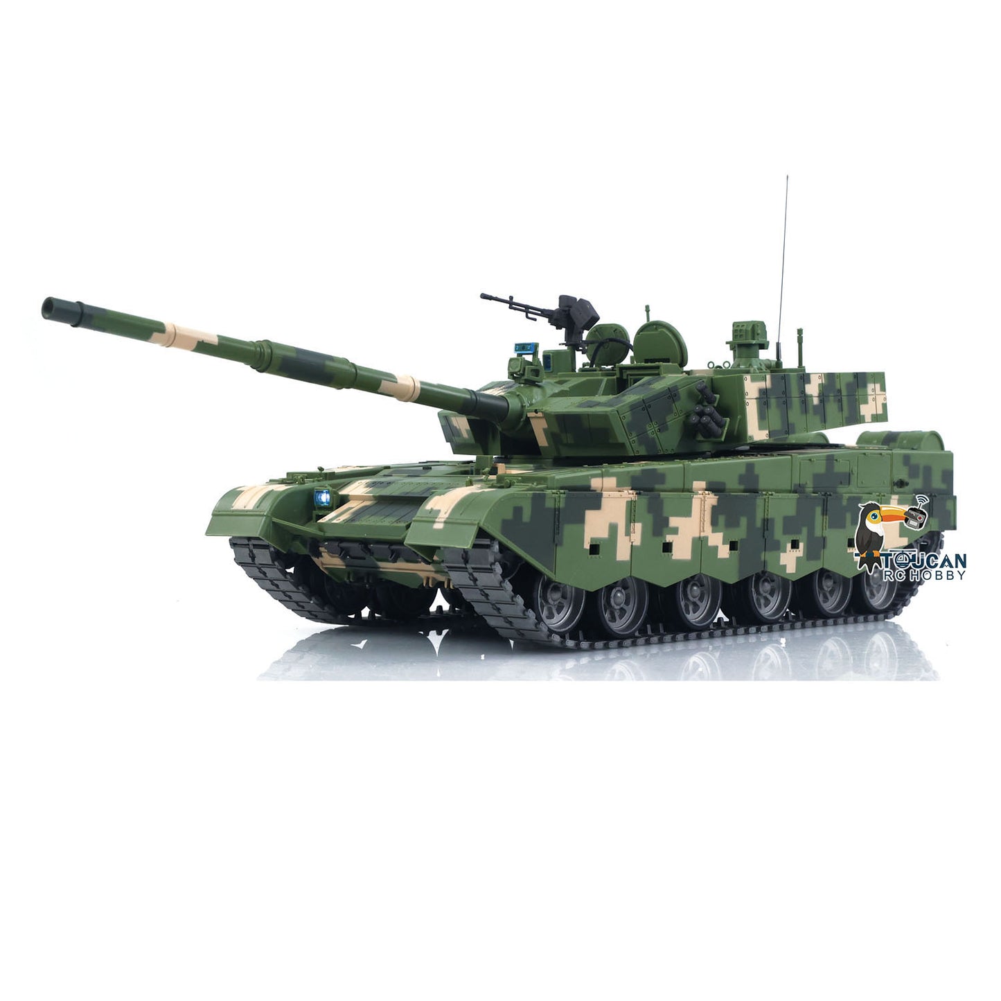 Heng Long 3899A 1/16 Radio Control Main Battle Tank RC Military Model Infrared Combat Smoking Metal Tracks Idlers Road Wheels