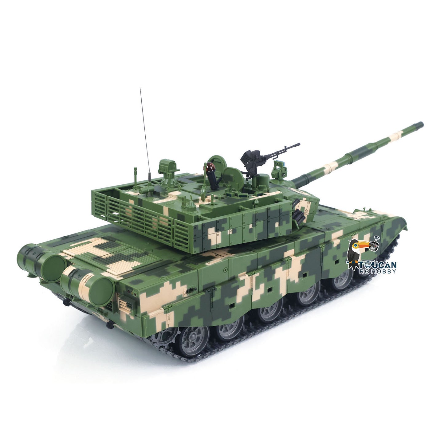Heng Long 3899A 1/16 Radio Control Main Battle Tank RC Military Model Infrared Combat Smoking Metal Tracks Idlers Road Wheels