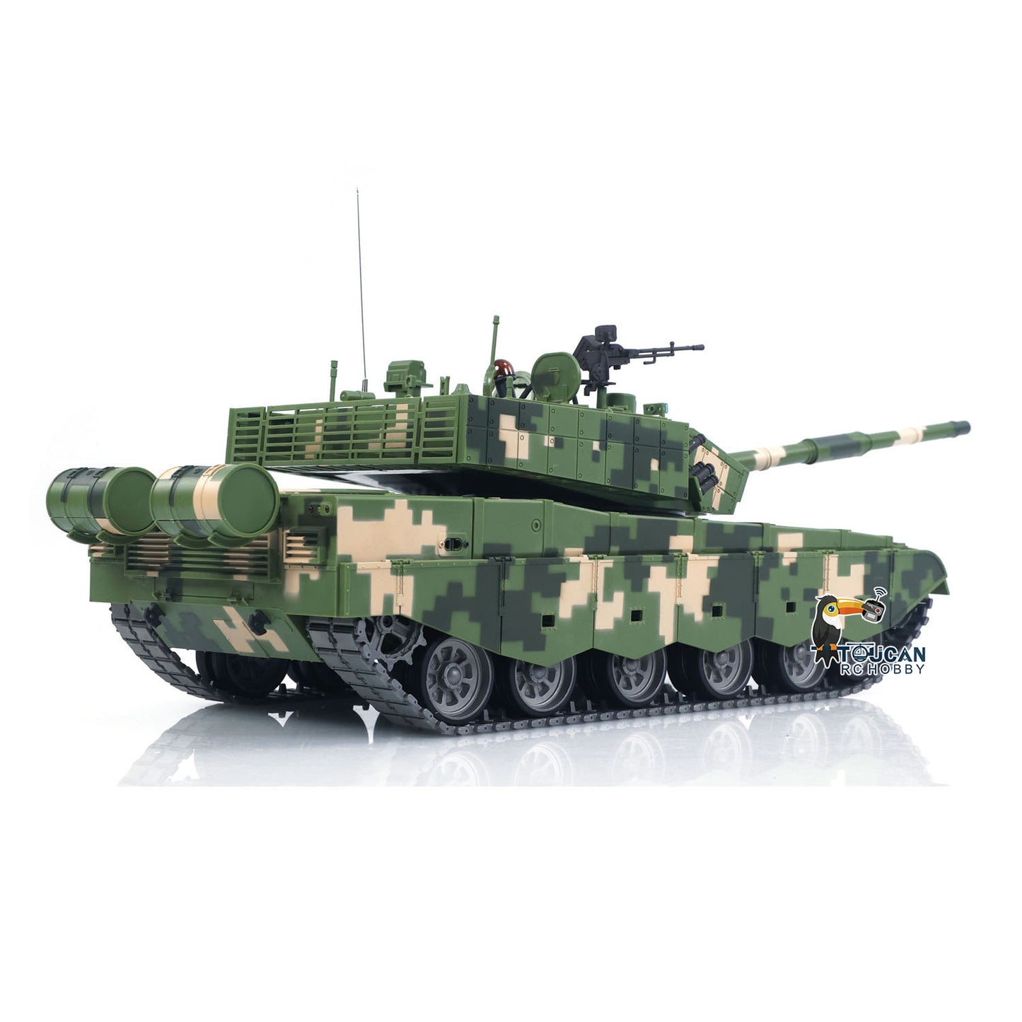 Heng Long 3899A 1/16 Radio Control Main Battle Tank RC Military Model Infrared Combat Smoking Metal Tracks Idlers Road Wheels