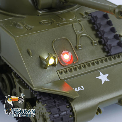 Heng Long 1/30 RC Plastic Tank Pershing 3838 M26 3898 M4A3 2.4G With Infrared Combating System Battle Tank Vehicle Model