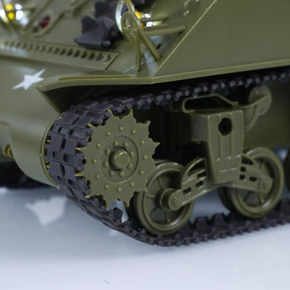 US Stock 1/30 Heng Long Sherman M4A3 3841-01 RC Battle Tank Infrared Combat 2.4G Remote Controlled&nbsp; Sound Light