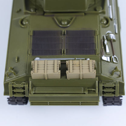US Stock 1/30 Heng Long Sherman M4A3 3841-01 RC Battle Tank Infrared Combat 2.4G Remote Controlled&nbsp; Sound Light