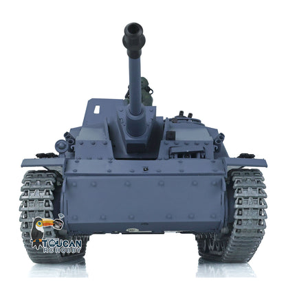 Henglong 1/16 7.0 Customized Stug III RTR RC Tank 3868 Metal Tracks Driving Idler Wheels Barrel Infrared Combating System