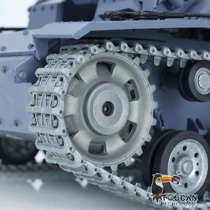 Henglong 1/16 TK7.0 Profession German Stug III 3868 RTR RC Tank IR BB Smoke Unit Metal Tracks Sprockets Idlers Road Wheels Barrel Gearbox